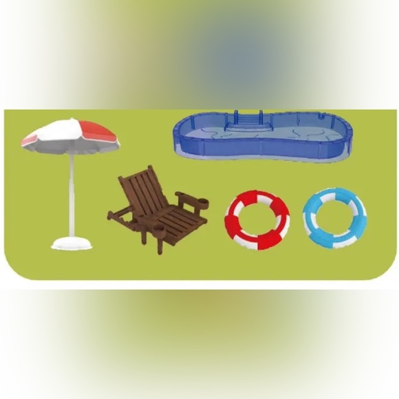 Miniature Doll House Pool + More - Picture 9 of 16